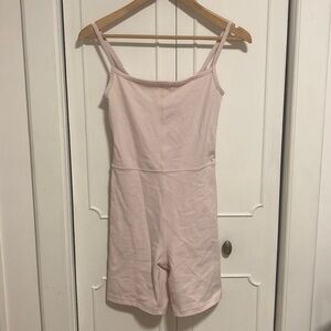 Aritzia Wilfred Divinity Romper - Light Pink Short Tank Top Jumpsuit